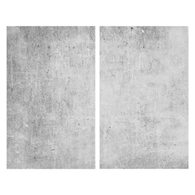 Afbeelding van Wenko 53872100 Fornuisafdekplaat beton, set van 2, kookplaatafdekking en glazen snijplank,30 x 0,8 52 cm,Multi kleuren