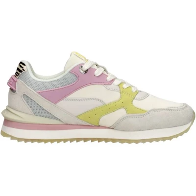 Afbeelding van Maruti DAWN Sneakers laag, Dames, Maat: 38, White yellow pink zebra Leer