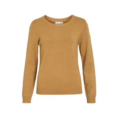 Afbeelding van Viril O hals L/S Knit Top Noos, Bistre, L