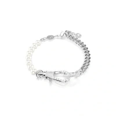 Afbeelding van Swarovski dames Dextera armband met zirkonia M in de kleur Zilver