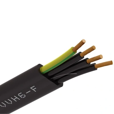 Afbeelding van Platte stroomkabel 4x 1,5mm² H07VVH6 F Per meter