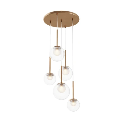 Afbeelding van Maytoni Hanglamp Basic form Goud Ø45