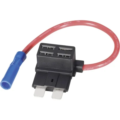 Afbeelding van TRU COMPONENTS Plattezekeringsadapter Platte zekering standaard 15 A 1.5 mm² 1 stuk(s)