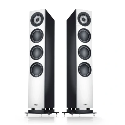 Afbeelding van Teufel Definion 3 Vloerstaande speakers High end stereo Wit/zwart