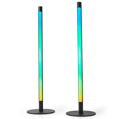 Afbeelding van Slimme tafellamp Nedis SmartLife (600lm, Dimbaar, Wit/RGB)