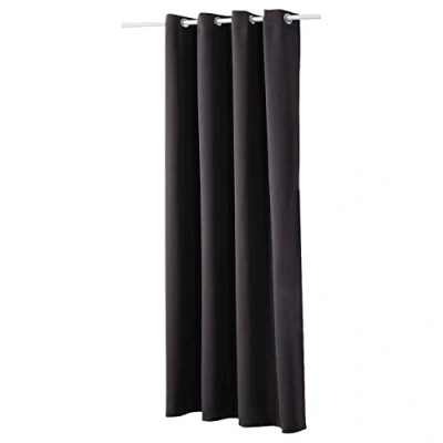 Afbeelding van WOLTU 1 Stuk Verduisteringsgordijn in polyester met oogjes,Isolerend thermisch gordijn 135x225cm,VH5878an Antraciet