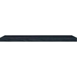 Afbeelding van Looox wooden base shelf solo x 120 cm black ophanging mat zwart wbsoloxbl120mz