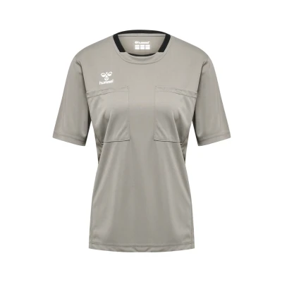 Afbeelding van Hummel Chevron Tshirt print, Dames, Maat: 44, Steeple gray