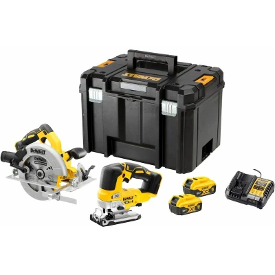 Afbeelding van DeWALT DCK2012P2T 18v XR Zaag Twin Kit DCS570+DCS334 2 x 5Ah QW