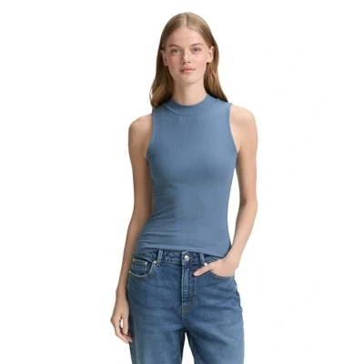 Afbeelding van TOM TAILOR Denim Damestop, 28969 Dusty Blue, L