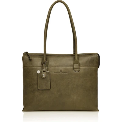 Afbeelding van Castelijn en Beerens Carisma dames laptoptas 15,6&quot; Groen