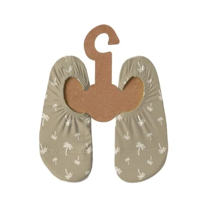 Afbeelding van Slipstop Kinderstrandschoenen, antislip, badschoenen voor meisjes, zonbeschermingsfactor 50+, Palm Zand, 30/32 EU