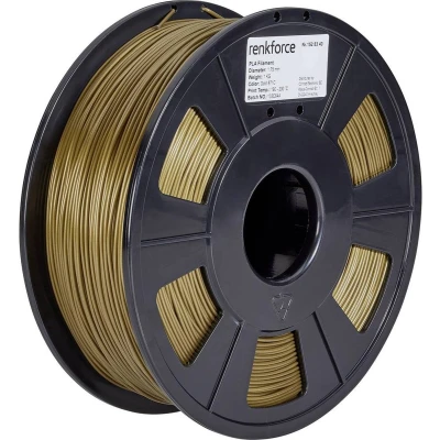 Afbeelding van Renkforce RF 4511216 Filament PLA kunststof 1.75 mm 1000 g Goud 1 stuk(s)