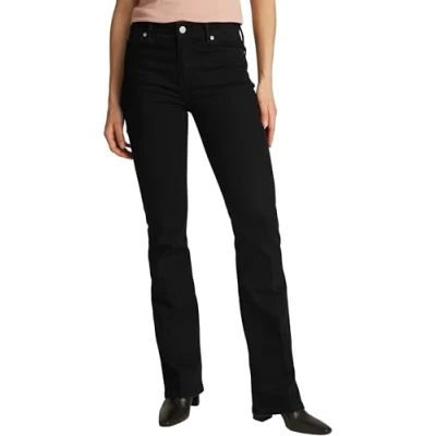 Afbeelding van Tommy Hilfiger Dames Bootcut RW Zwart WW0WW45007 Bootcut, Zwart, 25W/30L, (zwart), 25W / 30L