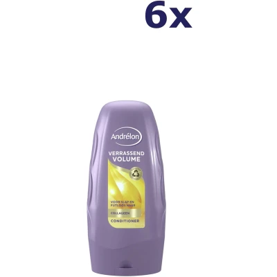 Afbeelding van Andrélon Classic Verrassend Volume conditioner 6 x 250 ml voordeelverpakking