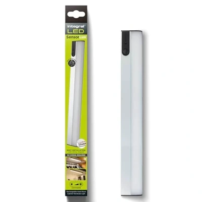 Afbeelding van Integral LED Sensorlux Kastverlichting 1,7 watt 150 lumen 3000K Warm Wit IR Handsensor Dimbaar USB 5v Batterij Oplaadbaar 350mm