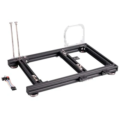 Afbeelding van DIY open frame behuizing, warmteafvoer aluminiumlegering Computer PC behuizing voor ITX, ATX ondersteuning, gewone grote voeding, gemaakt van hoogwaardige 20x20 mat