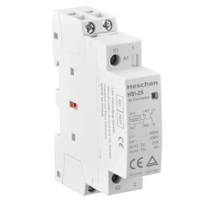 Afbeelding van Heschen Huishoudelijke wisselstroombeveiliging, HS1 25, 2 polig, 1NO, 1NC, AC 220 V/240 V, spoelspanning, 35 mm, DIN railhouder