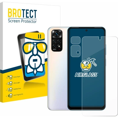 Afbeelding van BROTECT Screenprotector voor Xiaomi Redmi Note 11S (Voor+Camera) Folie Beschermfolie Beschermglas transparant