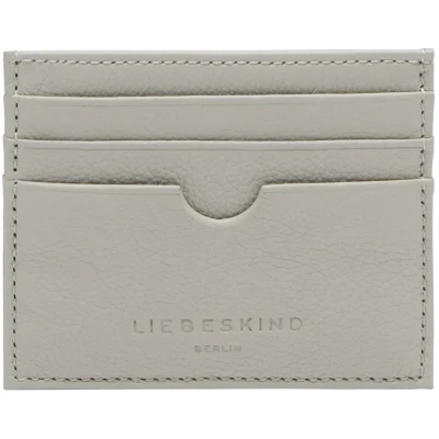 Afbeelding van LIEBESKIND BERLIN Leren Kaarthoes Men Wallets Harris Card Holder Steel Grijs