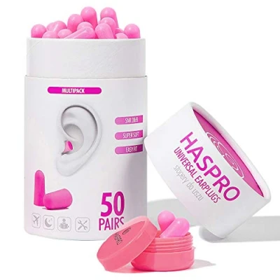 Afbeelding van Haspro Tube50 Oordopjes I 50 paar Multi pack Pink