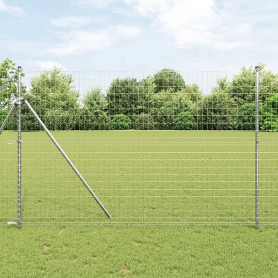 Afbeelding van vidaXL Eurohek 1.6x10 m Verzinkt Staal