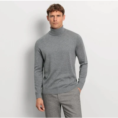 Afbeelding van OLYMP Modern Fit Trui zilvergrijs, Effen