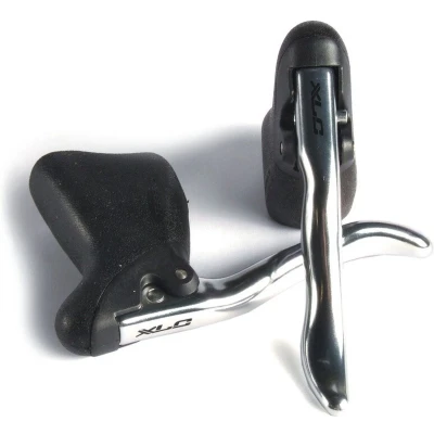 Afbeelding van XLC RACE remgreep zwart/zilver stel BLR01