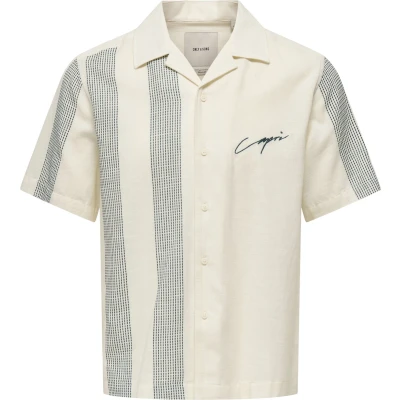 Afbeelding van ONLY &amp; SONS Overhemd Seio Regular Fit Creme S