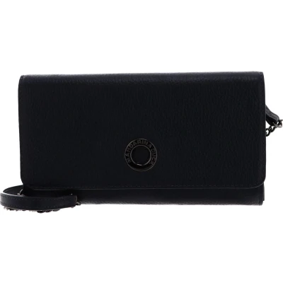 Afbeelding van Mandarina Duck Mellow Leather P10fzp66 portemonnee voor dames, Blauw (Dress Blue), 21x11x2.5 (L x H W)