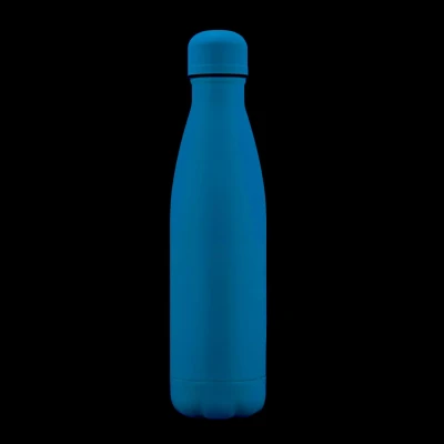 Afbeelding van RVS waterfles 50cl Blauw