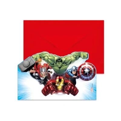 Afbeelding van Avengers Infinity Stones Uitnodigingen 6 stuks