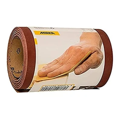 Afbeelding van Mirka Red Schuurpapier rol 115mm x 5m / korrel P100 1 Voor het schuren van hout, metaal en kunststof