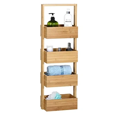 Afbeelding van Casaria Badkamerrek Bamboe 88x16x28cm Bruin