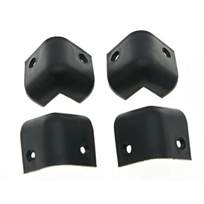 Afbeelding van KAISH 4 stks Harde Kunststof 2 Gitaar AMP Versterker Hoeken Luidspreker Hoek 28x28x28mm