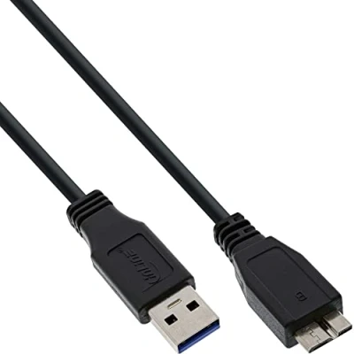 Afbeelding van InLine 35450 USB kabel 5 m A Micro B Zwart