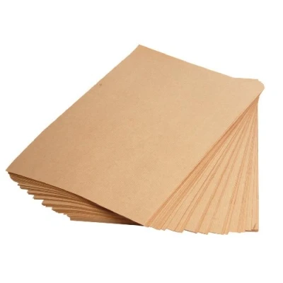 Afbeelding van Clairefontaine Ref 396007C Kraftpapier (25 vellen) A1 (840 x 594 mm) formaat natuurlijk bruin, gladde zijde en geribbelde zijde, 90gsm papier, zuurvrij, pH neutraal