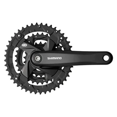 Afbeelding van SHIMANO Unisex volwassenen E fcm371c866cl crankstel, zwart, 170 mm