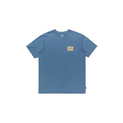 Afbeelding van Billabong Crayon WAVE Tshirt print, Heren, Maat: Medium, Slate blue