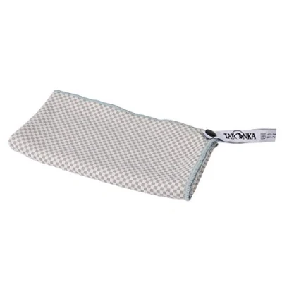 Afbeelding van Tatonka Reishanddoek Travel Towel Bamboo S (40x80 cm) handdoek Ultralichte, extreem absorberend, sneldrogend, antibacterieel en geurneutraliserend inclusief pakzak (grijs)