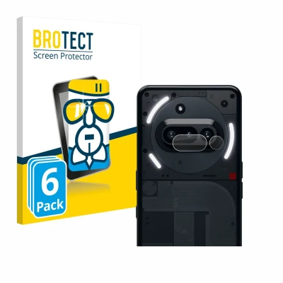 Afbeelding van BROTECT Screenprotector voor Nothing Phone (3a) (ALLEEN Camera Lens) Folie Beschermfolie Beschermglas transparant (6 Stuks)