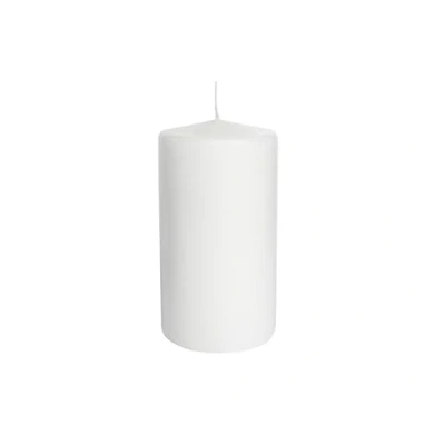 Afbeelding van 12 kaarsen, diameter 5 cm, hoogte 8 wit