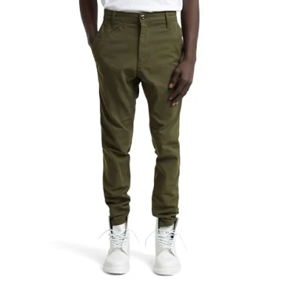 Afbeelding van G STAR RAW Bronson 2.0 Slim Chino Broek heren,meerdere kleuren (Asvouw/Dk Moss Dobby D21038 d732 g778),32W / 34L