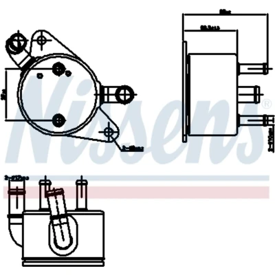 Afbeelding van Nissens Oliekoeler motorolie 91284