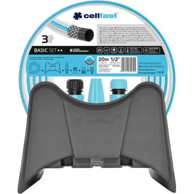 Afbeelding van Slangset met accessoires Cellfast Basic PVC Polypropyleen 20 m Ø 12,5 mm