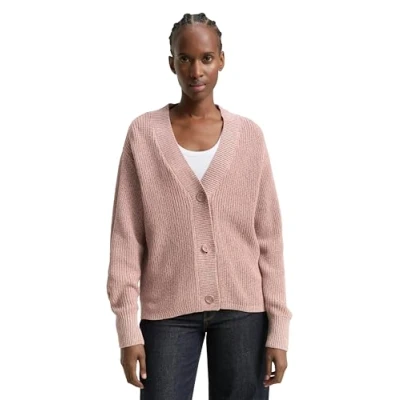 Afbeelding van TOM TAILOR DENIM Gebreid vest mauve