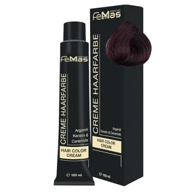 Afbeelding van Femmas (3.6) Haarverf Donkerbruin Rood 100ml
