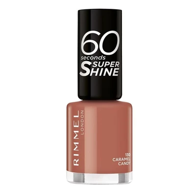 Afbeelding van 1+1 gratis: Rimmel Nagellak 60 Seconds SuperShine 130 Caramel Candy 8 ml