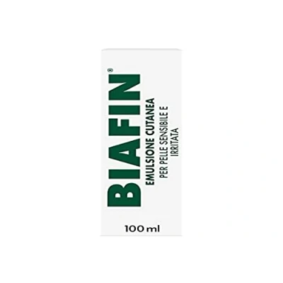 Afbeelding van Biafin Kalmerende vochtinbrengende huidemulsie, zonnebrand, irritatie en schuren, gevoelige geïrriteerde huid, zonnecrème, ook ideaal voor tatoeages huidproblemen, 100 ml