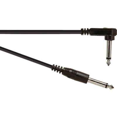 Afbeelding van SoundLAB 6,35mm Jack mono audio kabel haaks 3 meter